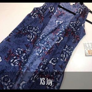 Xs Joy Vest duster length coverup NWT